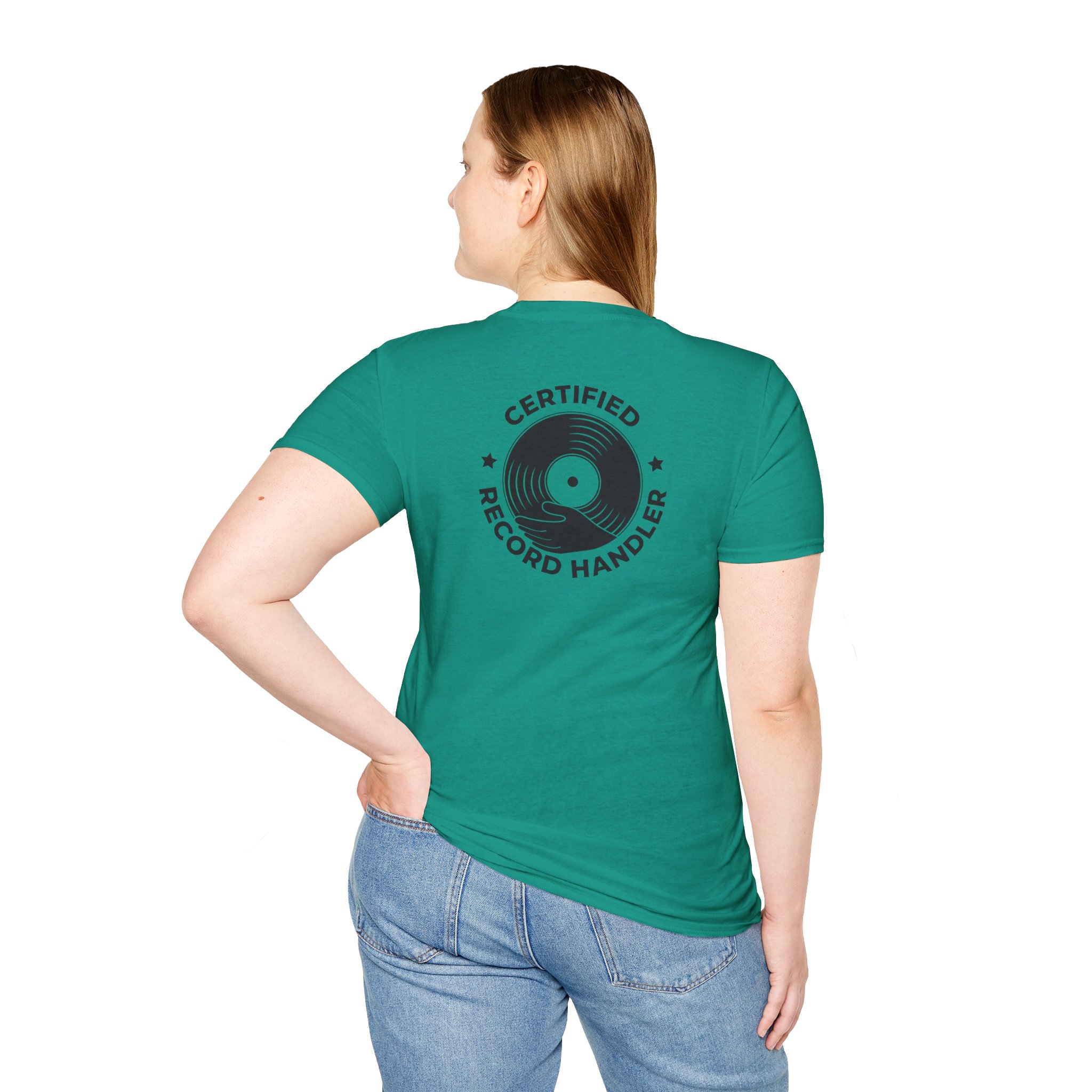 Certified Record Handler T-Shirt — Retro Vinyl DJ Tee - Image 53