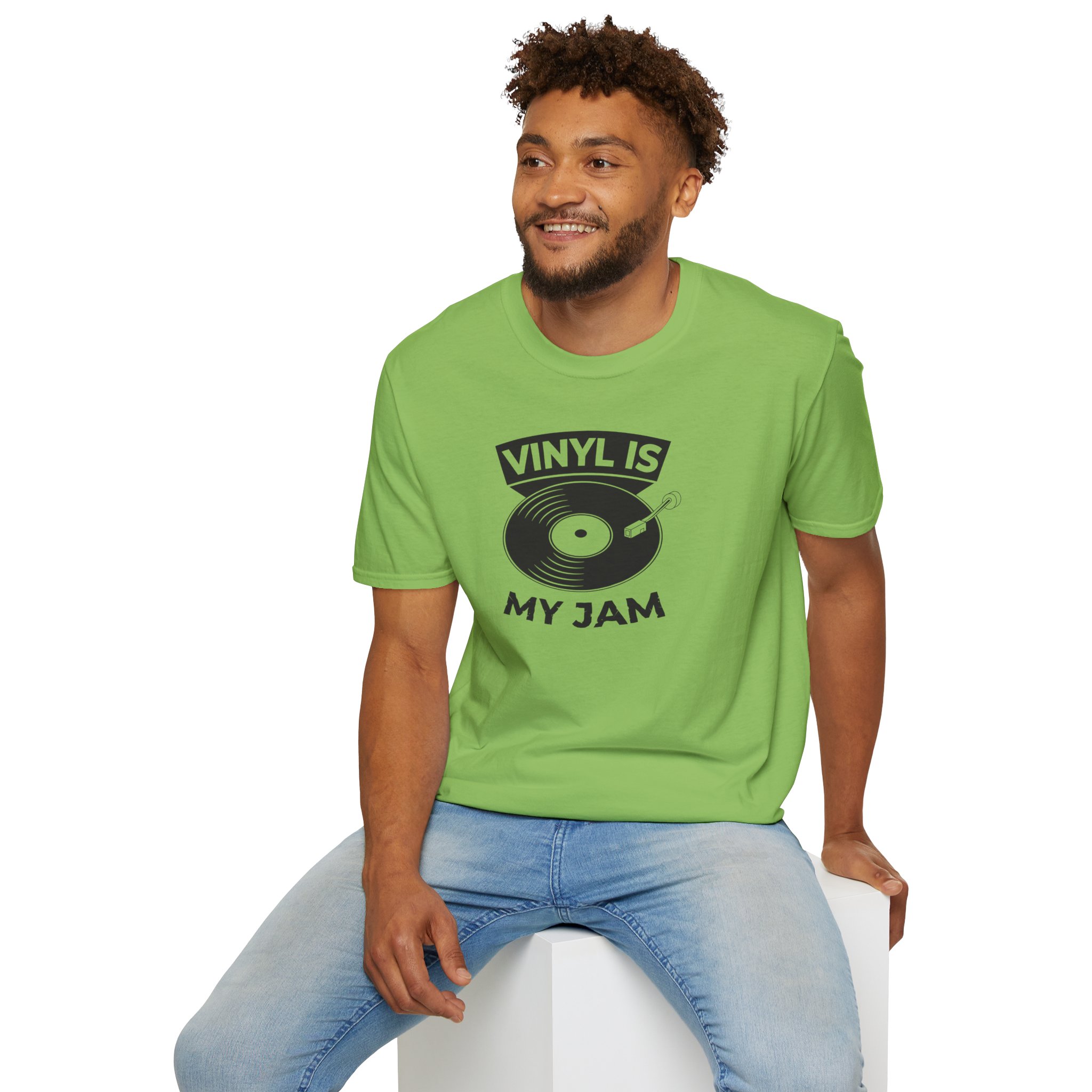 Vinyl Is My Jam T-Shirt — Retro Record Lover Tee - Image 72