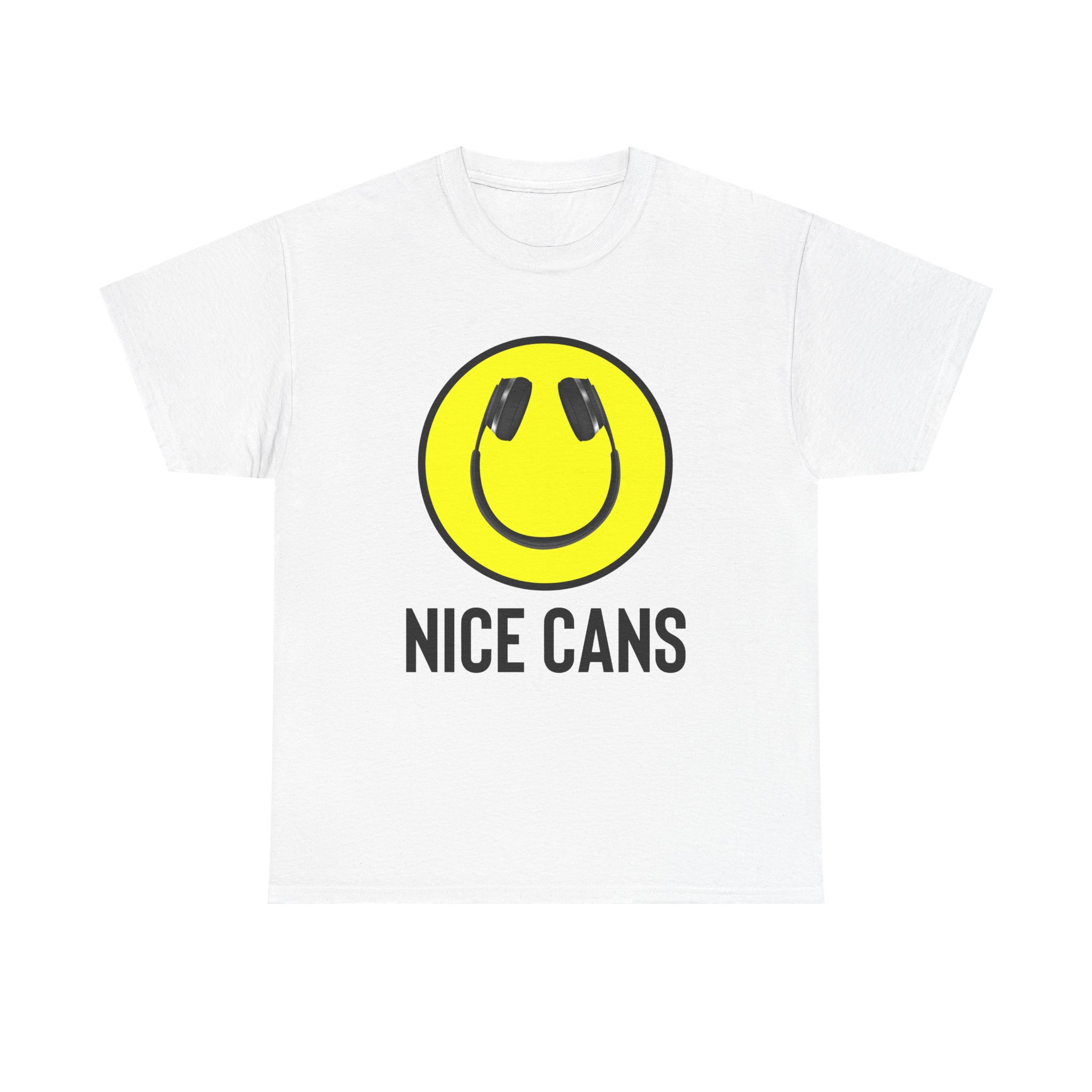 Funny Music Lover Tee - "Nice Cans" Unisex Heavy Cotton Shirt - Image 5