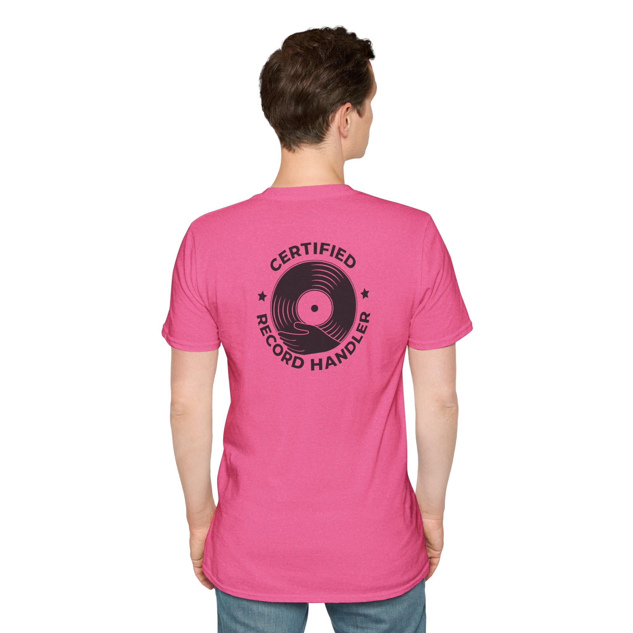 Certified Record Handler T-Shirt — Retro Vinyl DJ Tee - Image 90