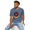 Retro Vinyl Record T-Shirt — Rainbow Stack Turntable Tee - Thumbnail Image 1