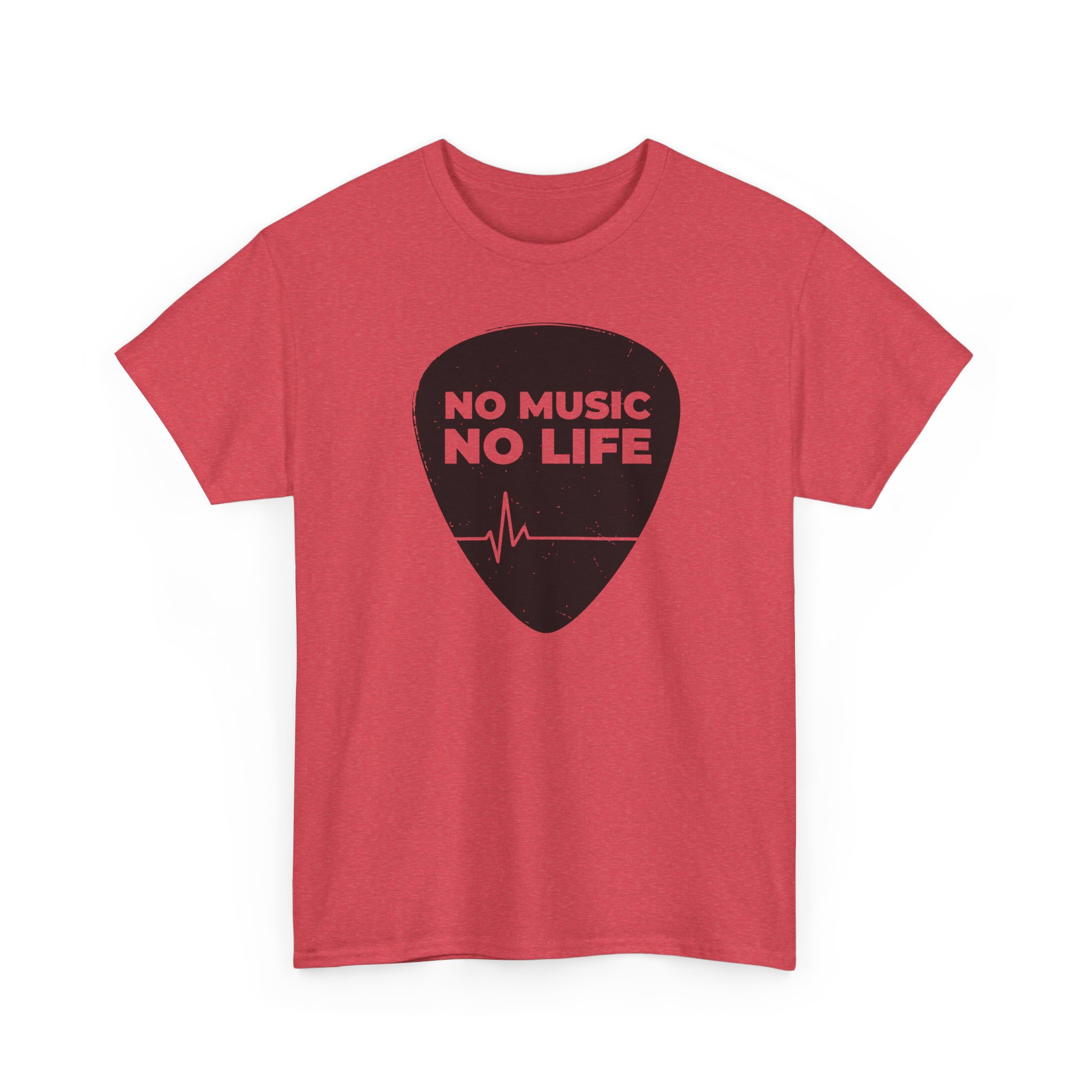 Music Lover Unisex Tee - "No Music No Life" Graphic T-Shirt - Image 51