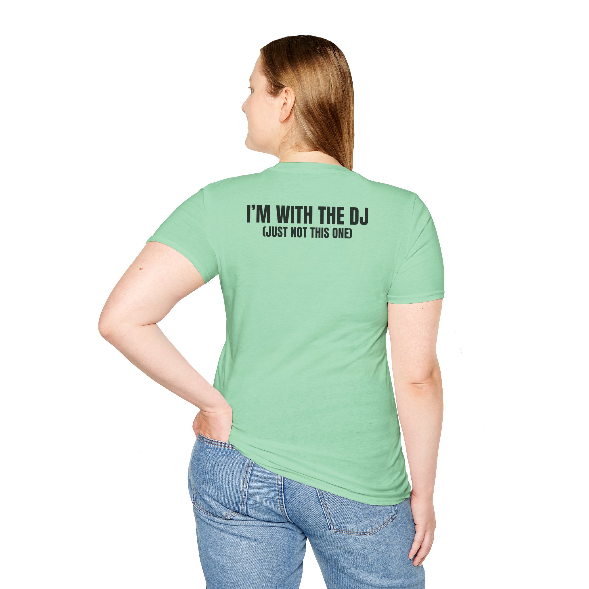 DJ Humor Unisex Softstyle T-Shirt - Perfect for Music Lovers - Image 71