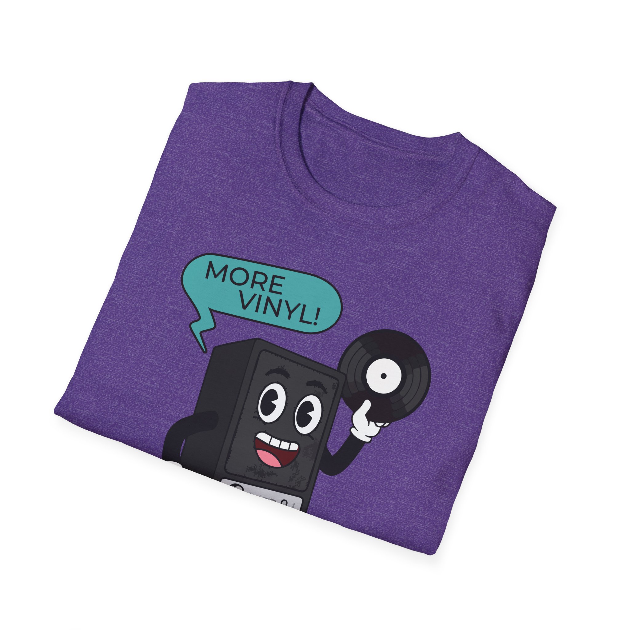 Vinyl Music Lover T-Shirt - More Vinyl Design - Image 48