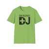 Emergency DJ Unisex Softstyle T-Shirt - Perfect for Music Lovers and Events - Thumbnail Image 1