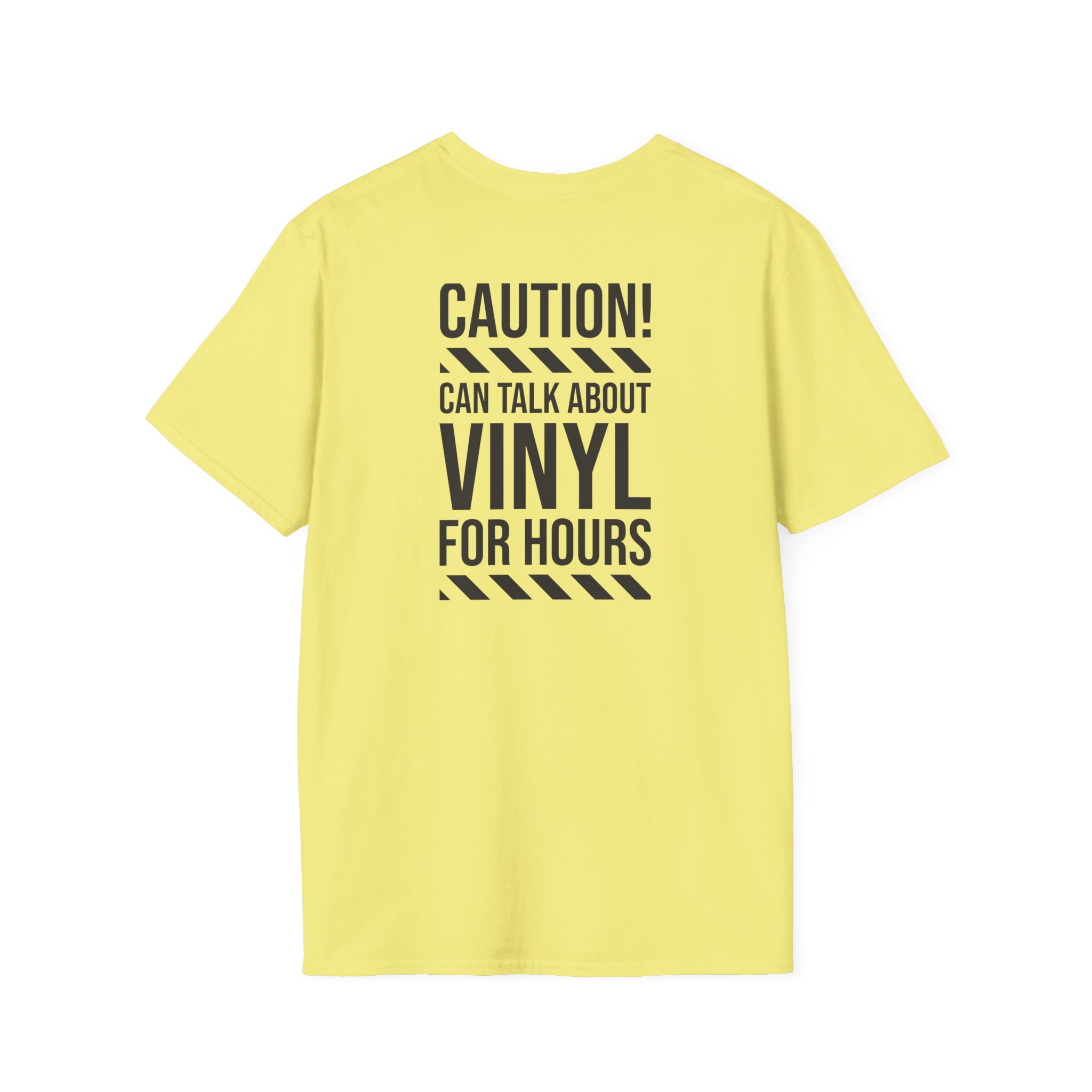 Vinyl Lover T-Shirt — "Caution! Can Talk About Vinyl For Hours" Graphic Tee - Image 38