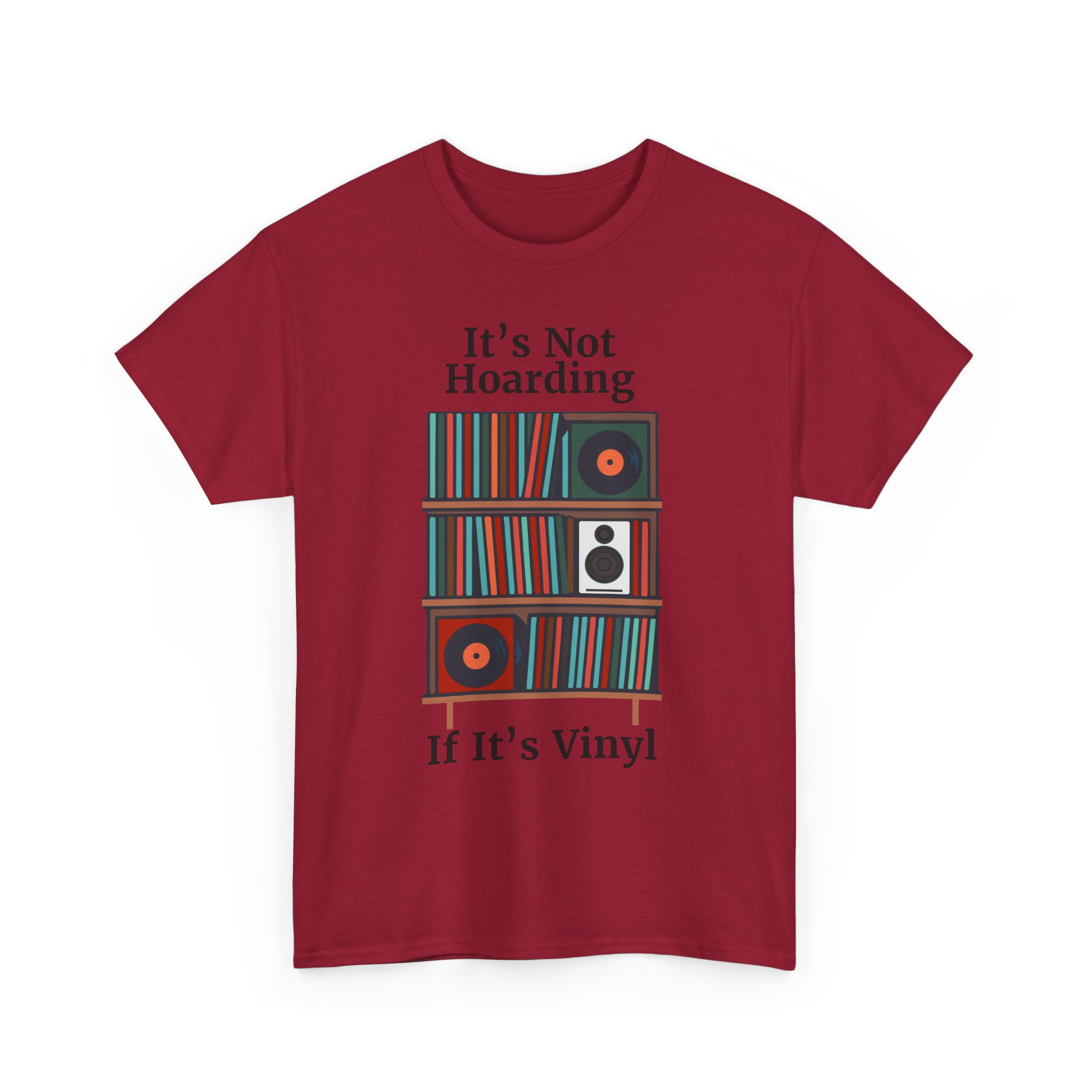 Vinyl Lover's Tee, Music Enthusiast Shirt, Record Collector Gift, Unique Vinyl Print T-Shirt, It's Not Hoarding If It's Vinyl - Image 47