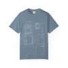 Blueprint Camera Unisex T-Shirt, Casual Wear, Artist Gift, Photography Tee, Unique Apparel, Comfortable Style - Thumbnail Image 44