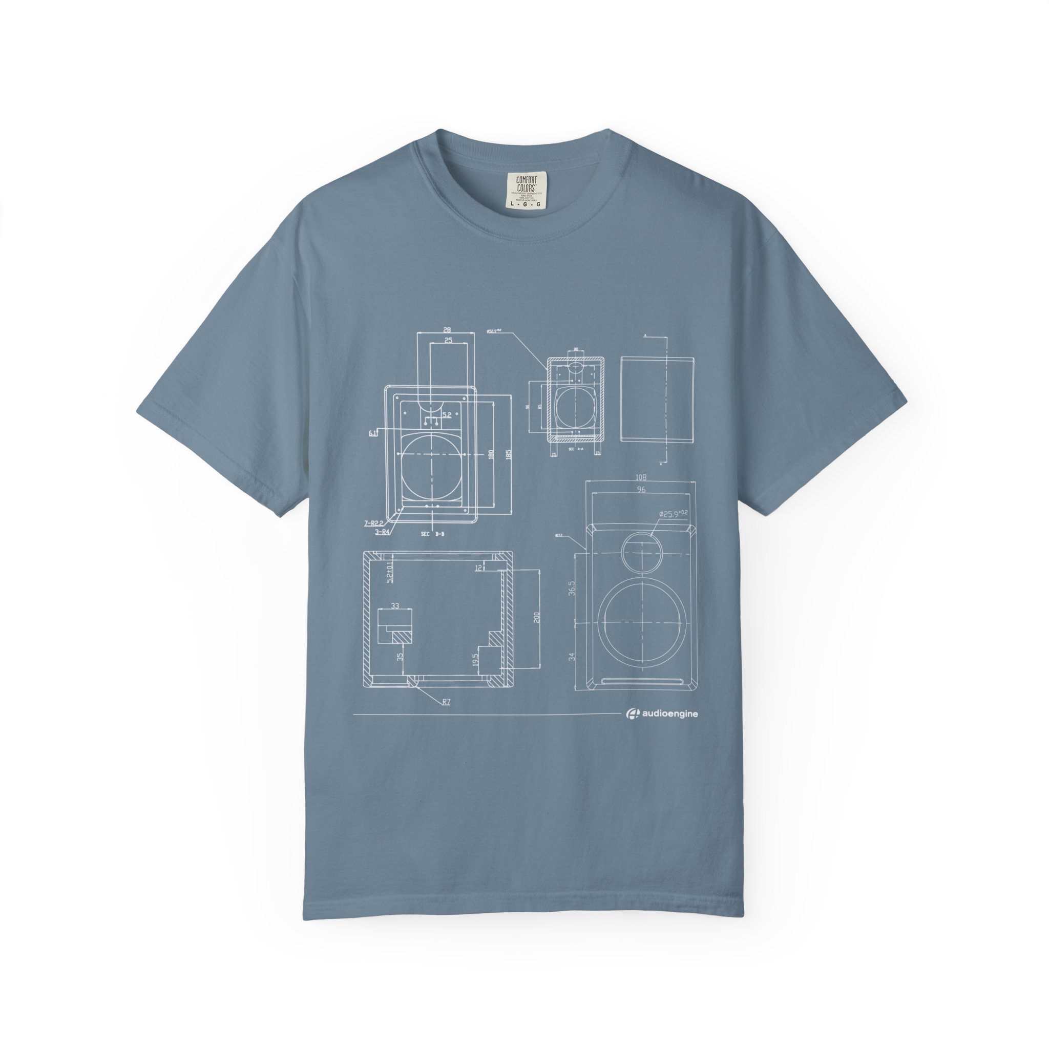 Blueprint Camera Unisex T-Shirt, Casual Wear, Artist Gift, Photography Tee, Unique Apparel, Comfortable Style - Image 44