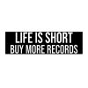 Buy More Records Bumper Sticker - Music Lover's Car Décor - Thumbnail Image 1