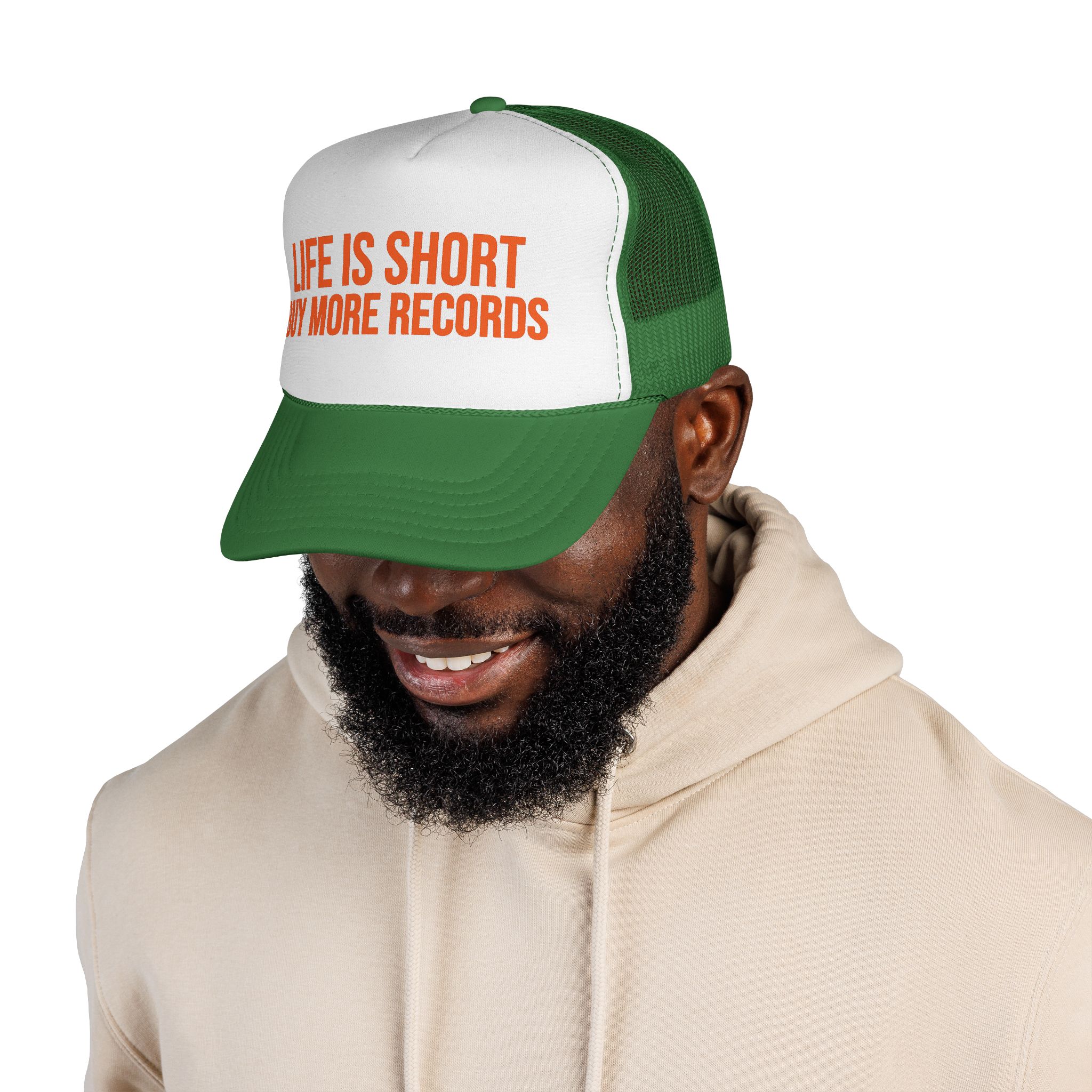 'Life is Short' Trucker Cap - Music Lover's Essential - Image 5