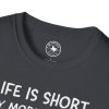 Life Is Short Buy More Records T-Shirt — Vinyl Lover Tee - Thumbnail Image 67