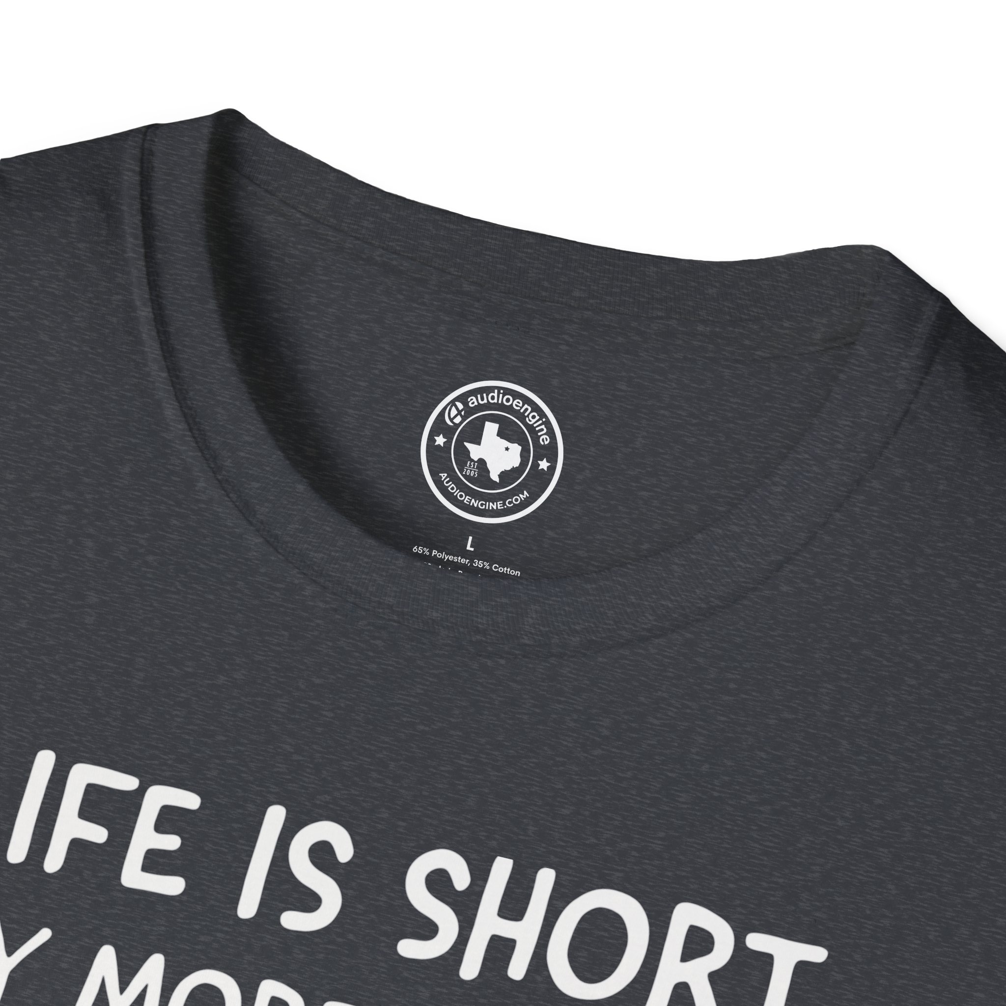Life Is Short Buy More Records T-Shirt — Vinyl Lover Tee - Image 67