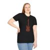 Electric Guitar Graphic T-Shirt — Red Psychedelic Music Tee - Thumbnail Image 32