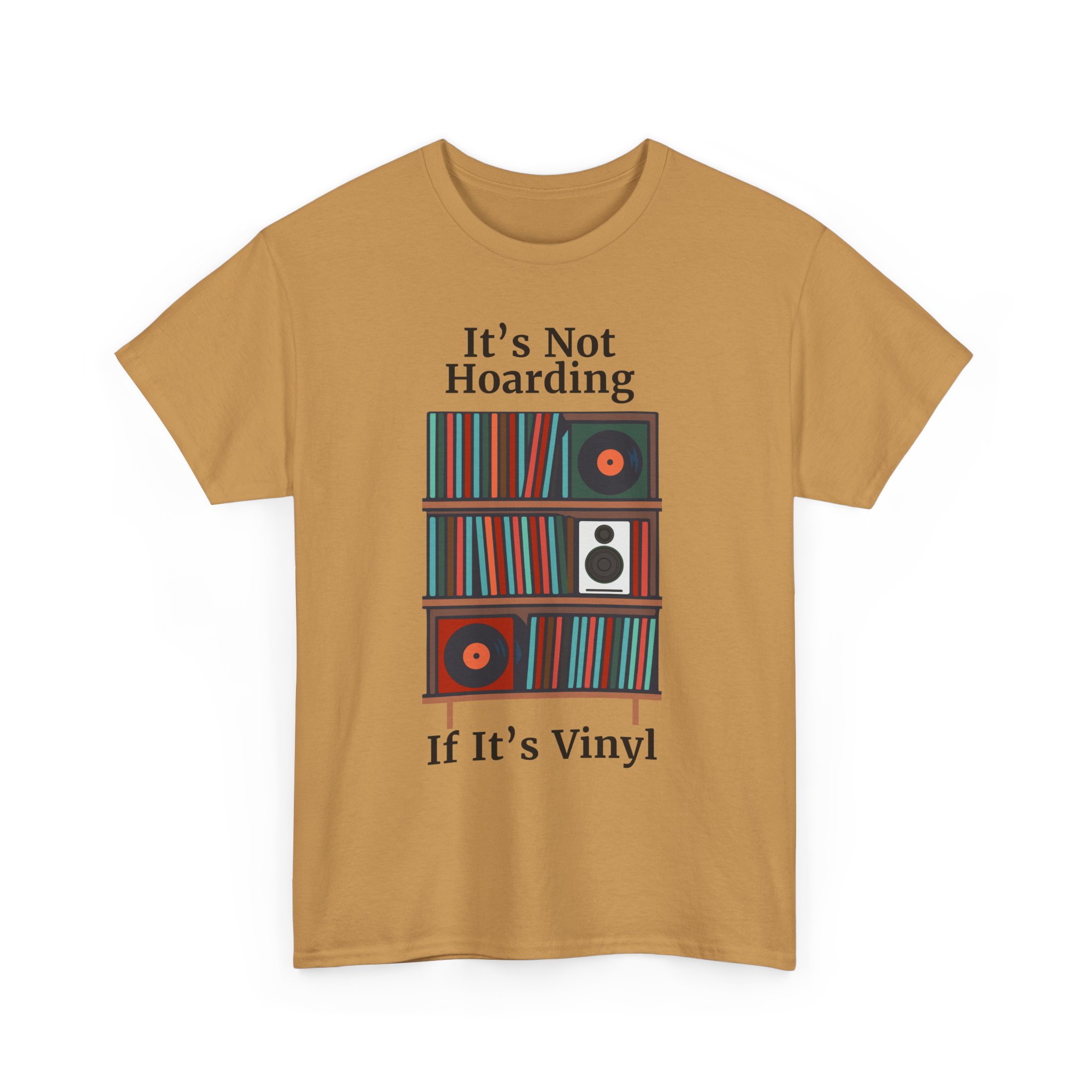 Vinyl Lover's Tee, Music Enthusiast Shirt, Record Collector Gift, Unique Vinyl Print T-Shirt, It's Not Hoarding If It's Vinyl - Image 23