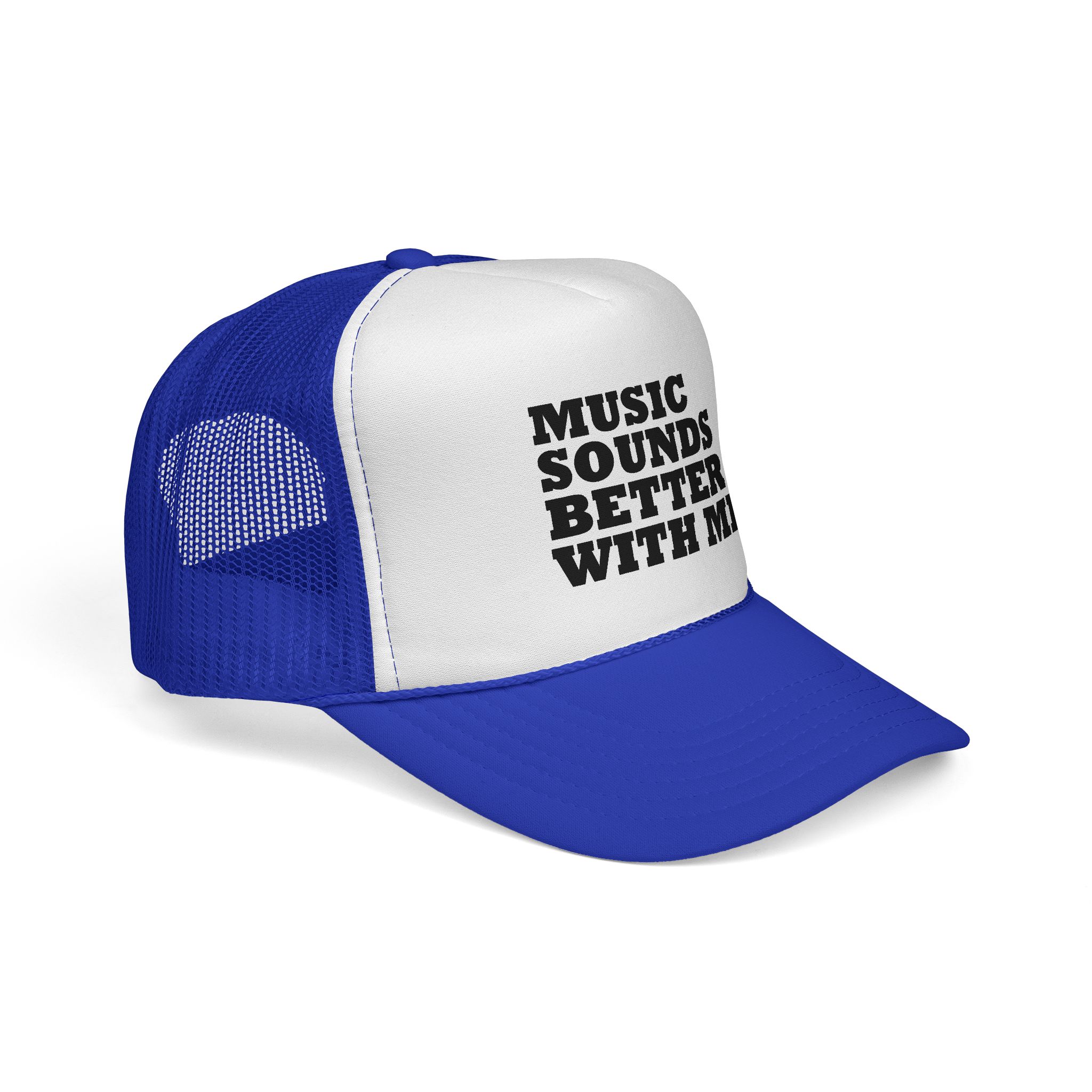 Music Vibe Trucker Cap - "Music Sounds Better With Me" - Image 23