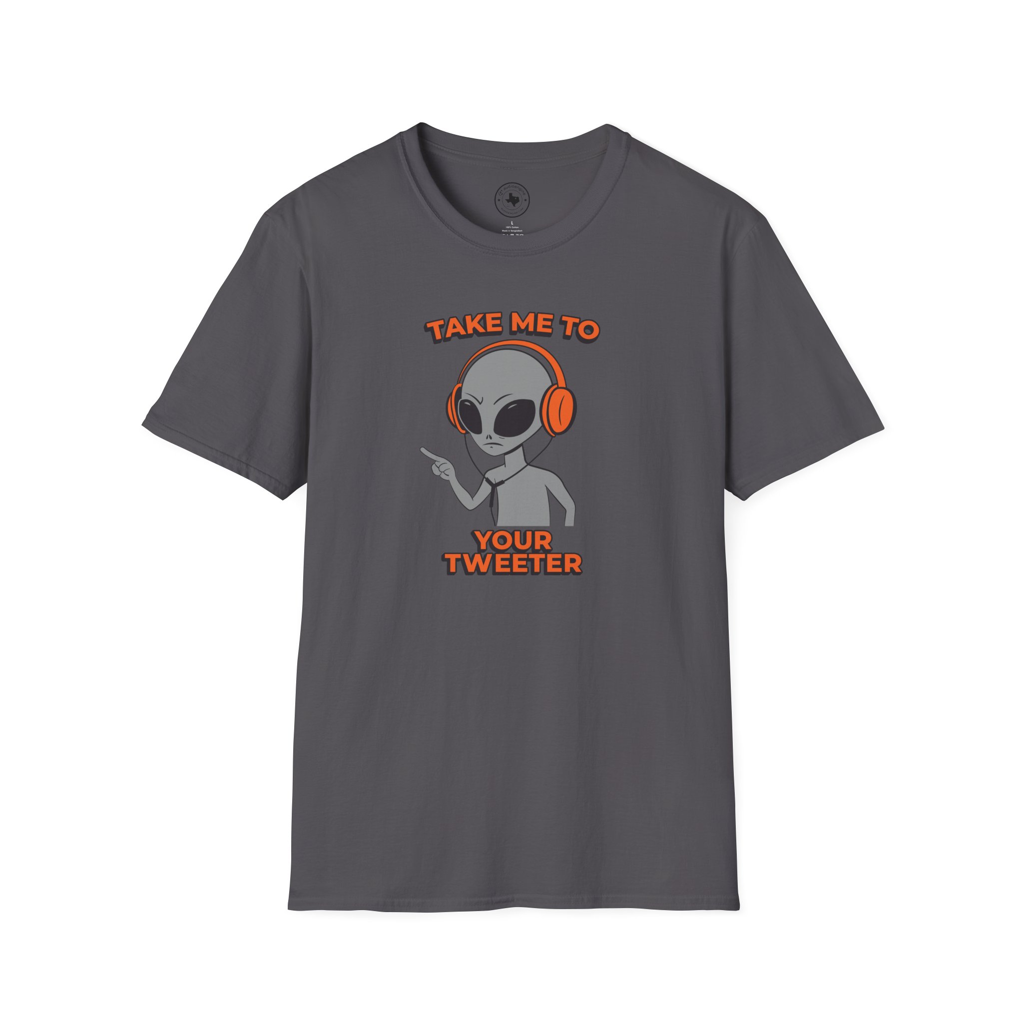 Alien DJ T-Shirt — "Take Me To Your Tweeter" Graphic Tee - Image 61