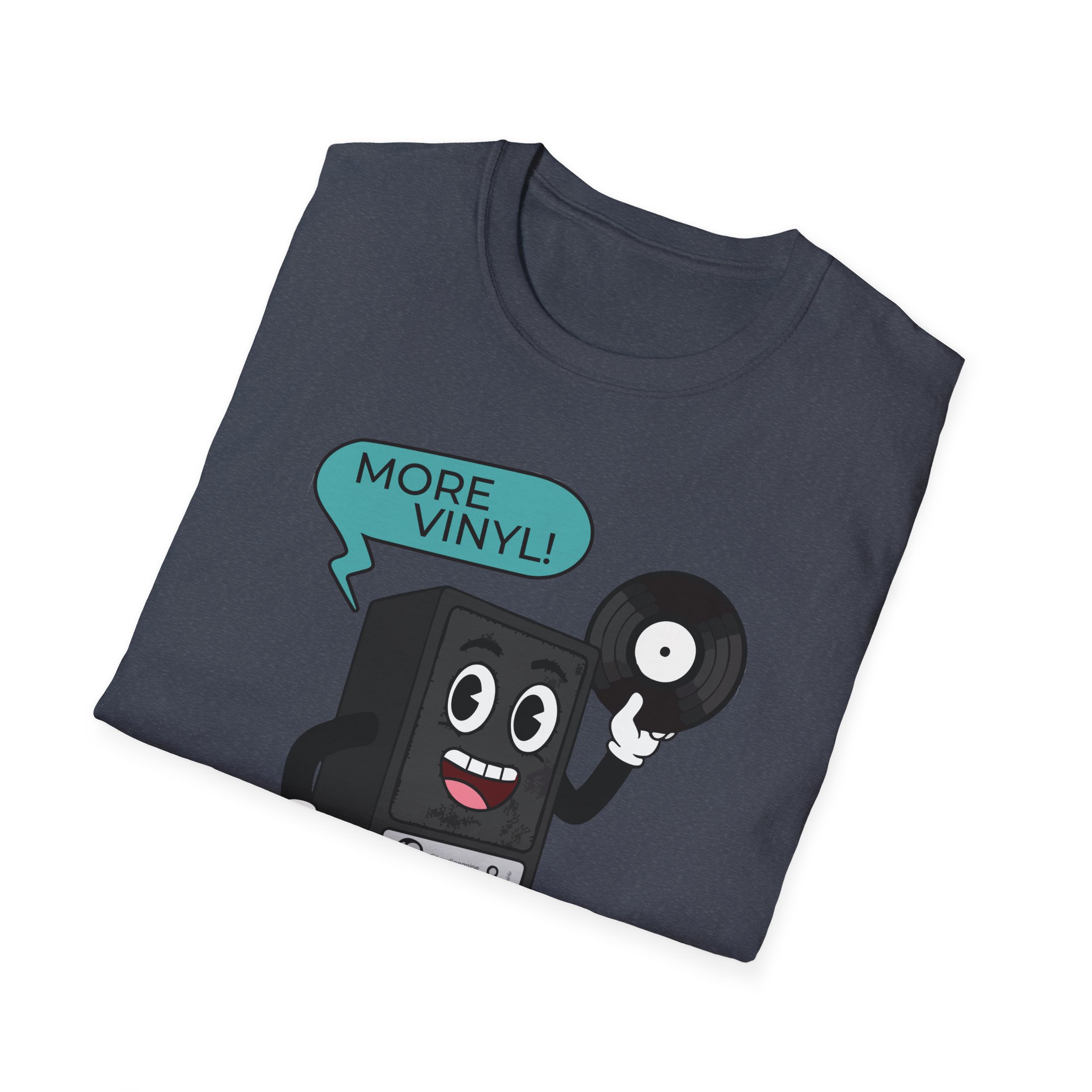 Vinyl Music Lover T-Shirt - More Vinyl Design - Image 44