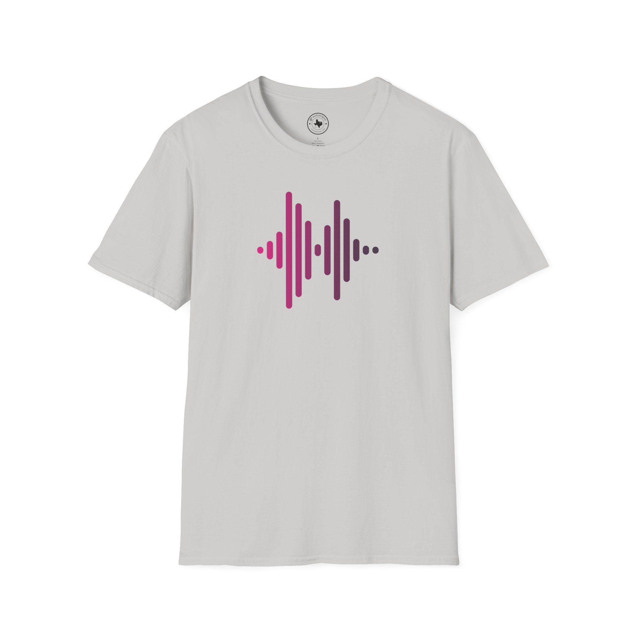 Audio Waveform Graphic Tee — Gradient Soundwave T-Shirt - Image 25