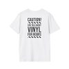 Vinyl Lover T-Shirt — "Caution! Can Talk About Vinyl For Hours" Graphic Tee - Thumbnail Image 8