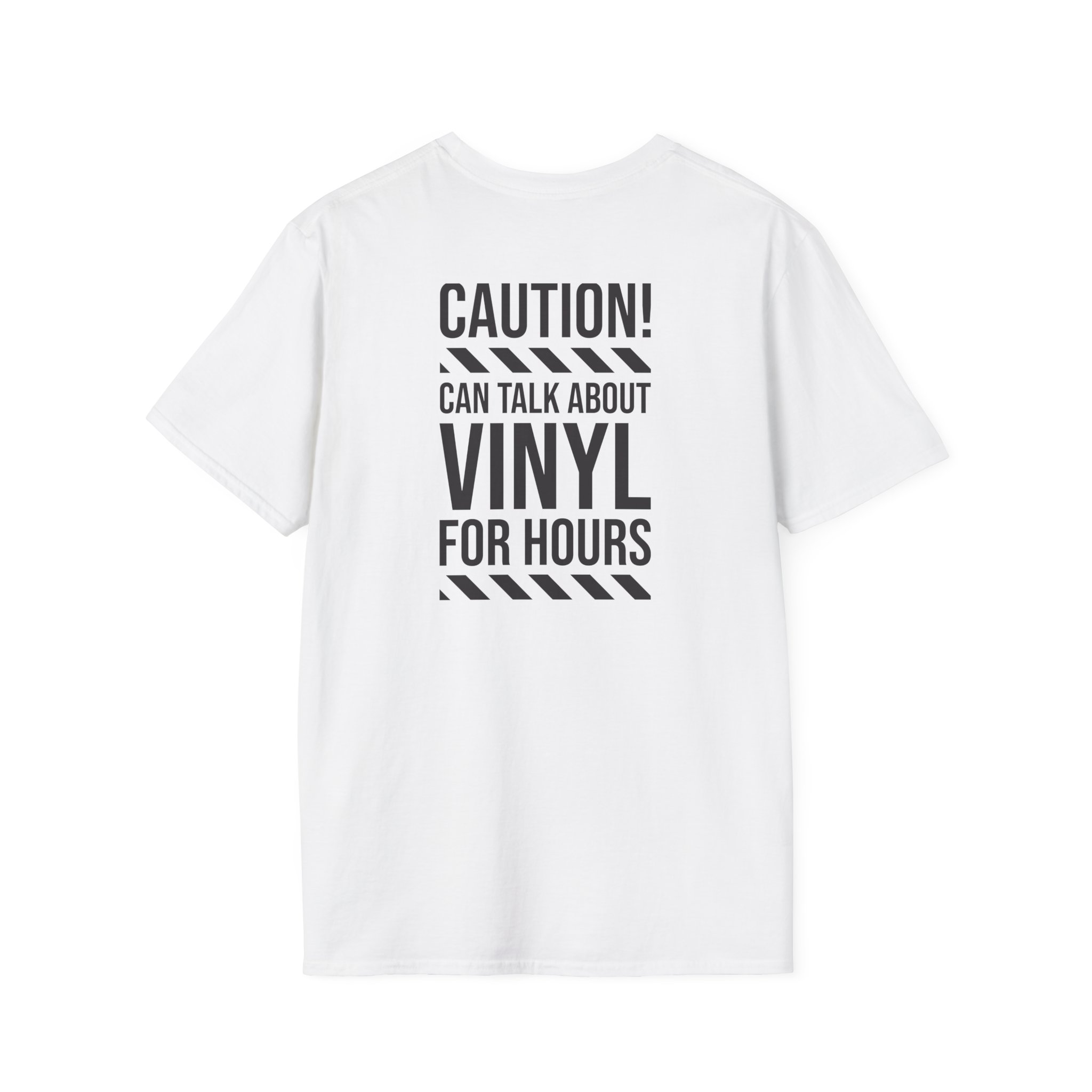 Vinyl Lover T-Shirt — "Caution! Can Talk About Vinyl For Hours" Graphic Tee - Image 8
