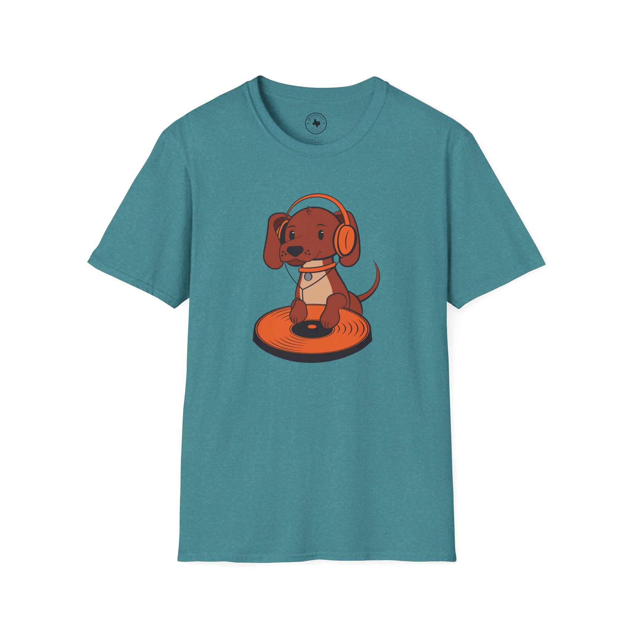 DJ Dachshund Tee — Cute Dog with Headphones Graphic T-Shirt - Image 71