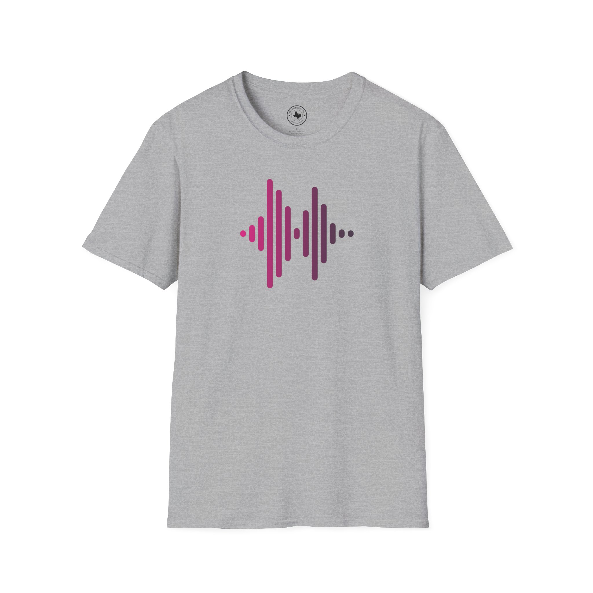 Audio Waveform Graphic Tee — Gradient Soundwave T-Shirt - Image 33