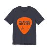 Music Lover's Short Sleeve Tee, "No Music No Life" Shirt, Gift for Musicians, Concert T-Shirt, Casual Music Apparel - Thumbnail Image 23