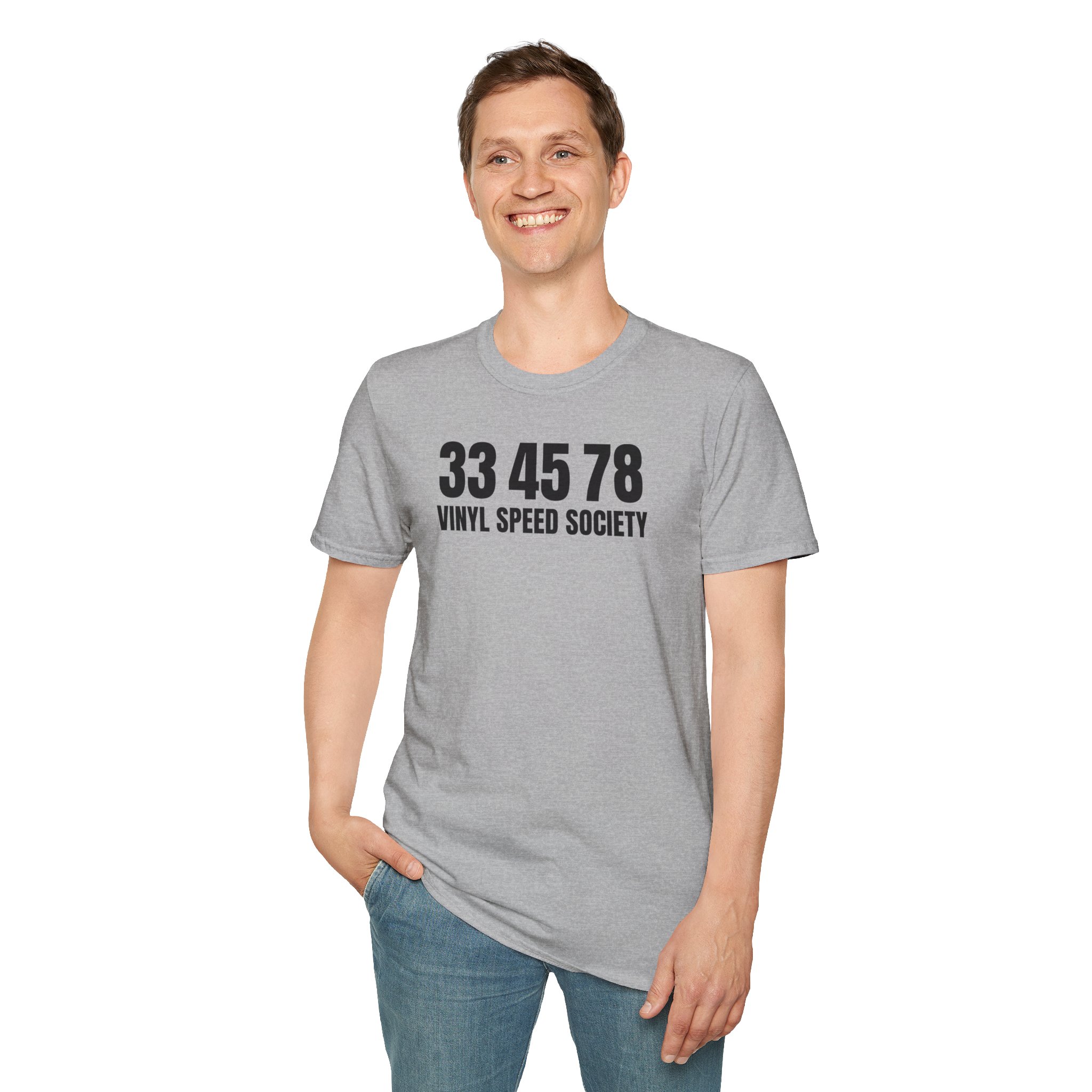 Vinyl Speed Society Unisex Softstyle T-Shirt - Image 36