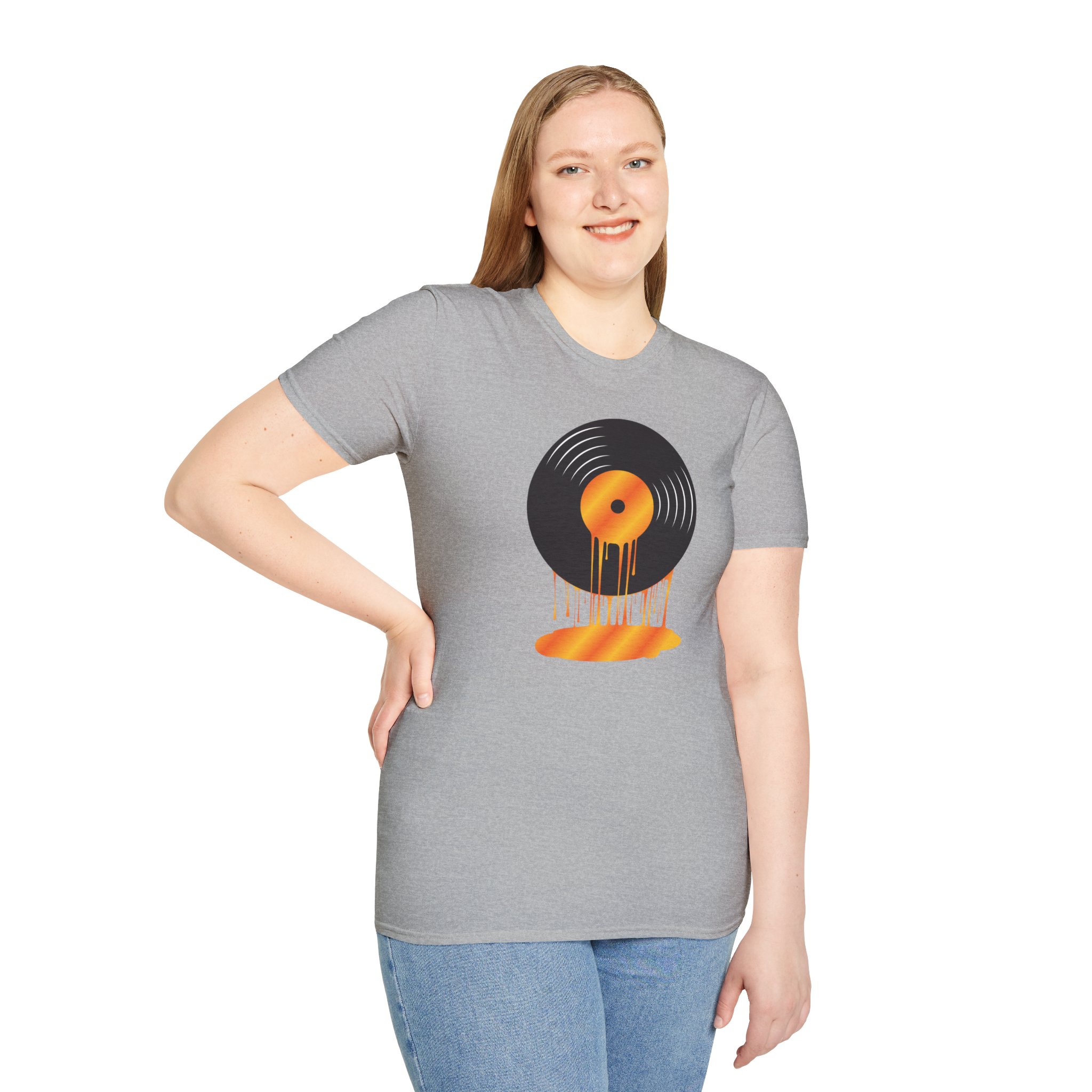Melting Vinyl Record T-Shirt – Retro Music Tee - Image 23