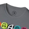 Music Icon Row T-Shirt — Colorful Band Equipment Graphic Tee - Thumbnail Image 4