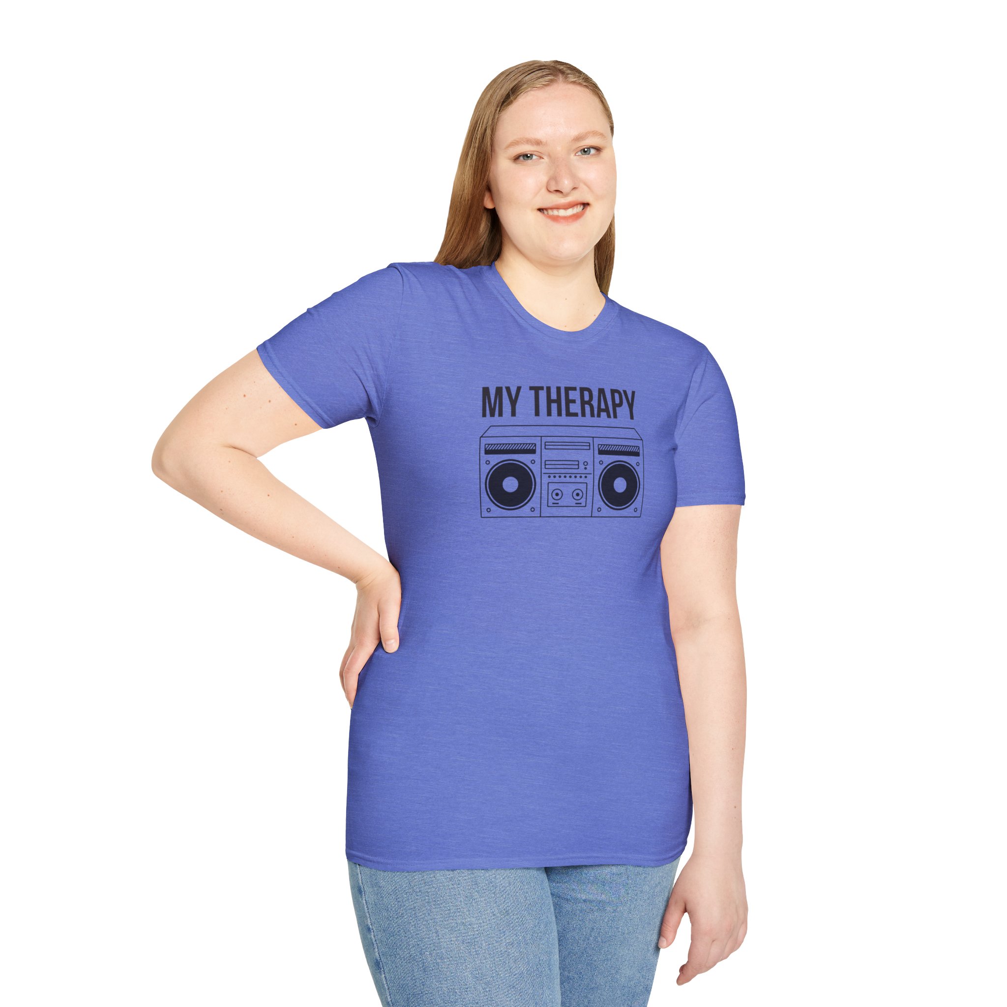 T‑Shirt — "My Therapy" Boombox Graphic Tee - Image 6
