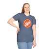 Orange Bass Guitar Badge T-Shirt — Retro Musician Tee for Bass Players - Thumbnail Image 77