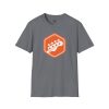 Orange Bass Guitar Badge T-Shirt — Retro Musician Tee for Bass Players - Thumbnail Image 55