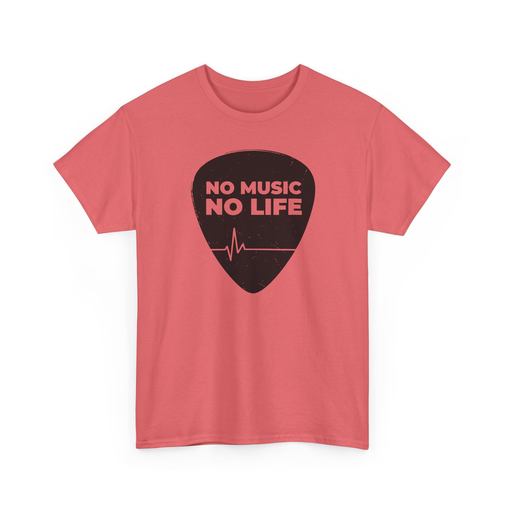 Music Lover Unisex Tee - "No Music No Life" Graphic T-Shirt - Image 11