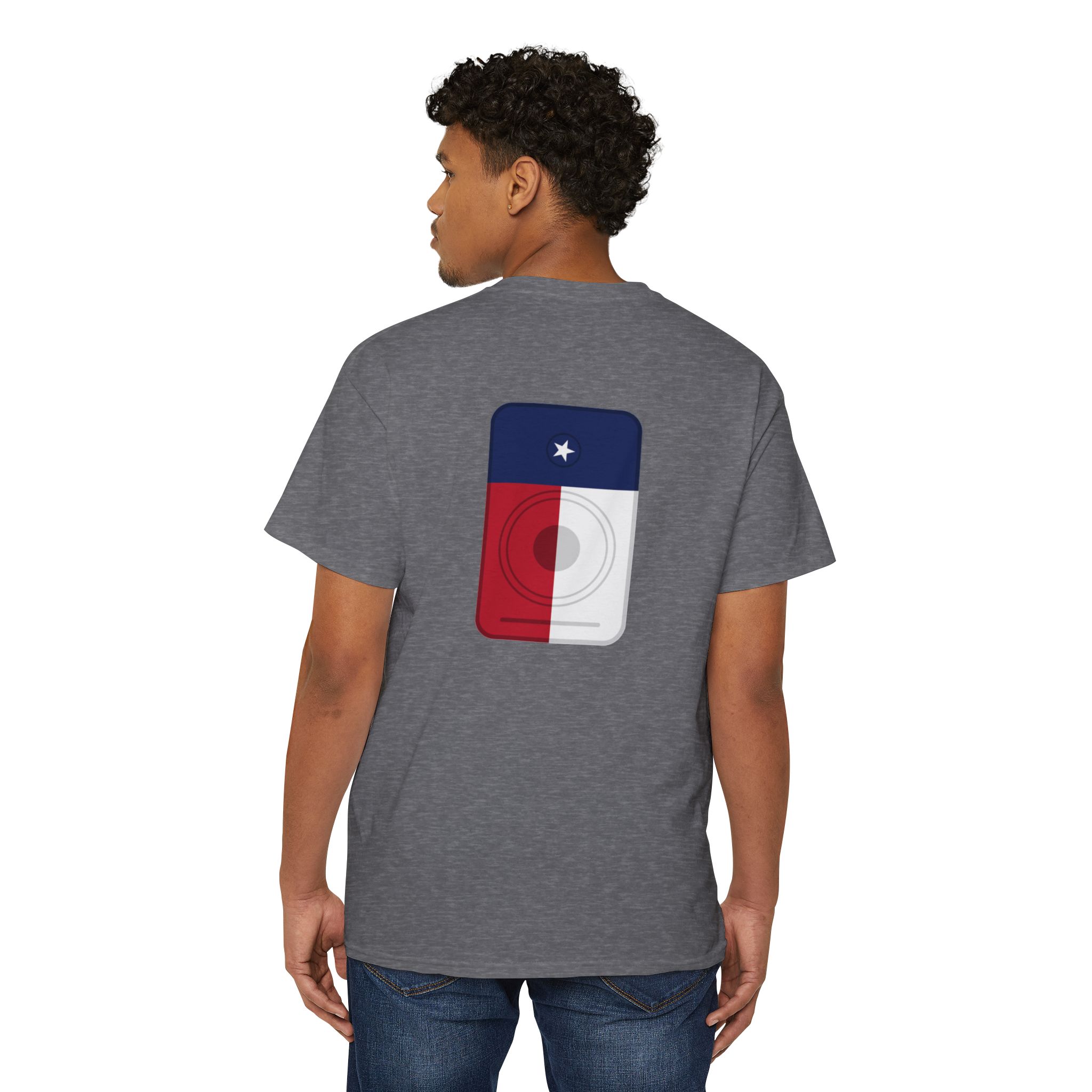 Texas Pride Pocket Tee - Unisex Heavy Cotton T-Shirt - Image 1