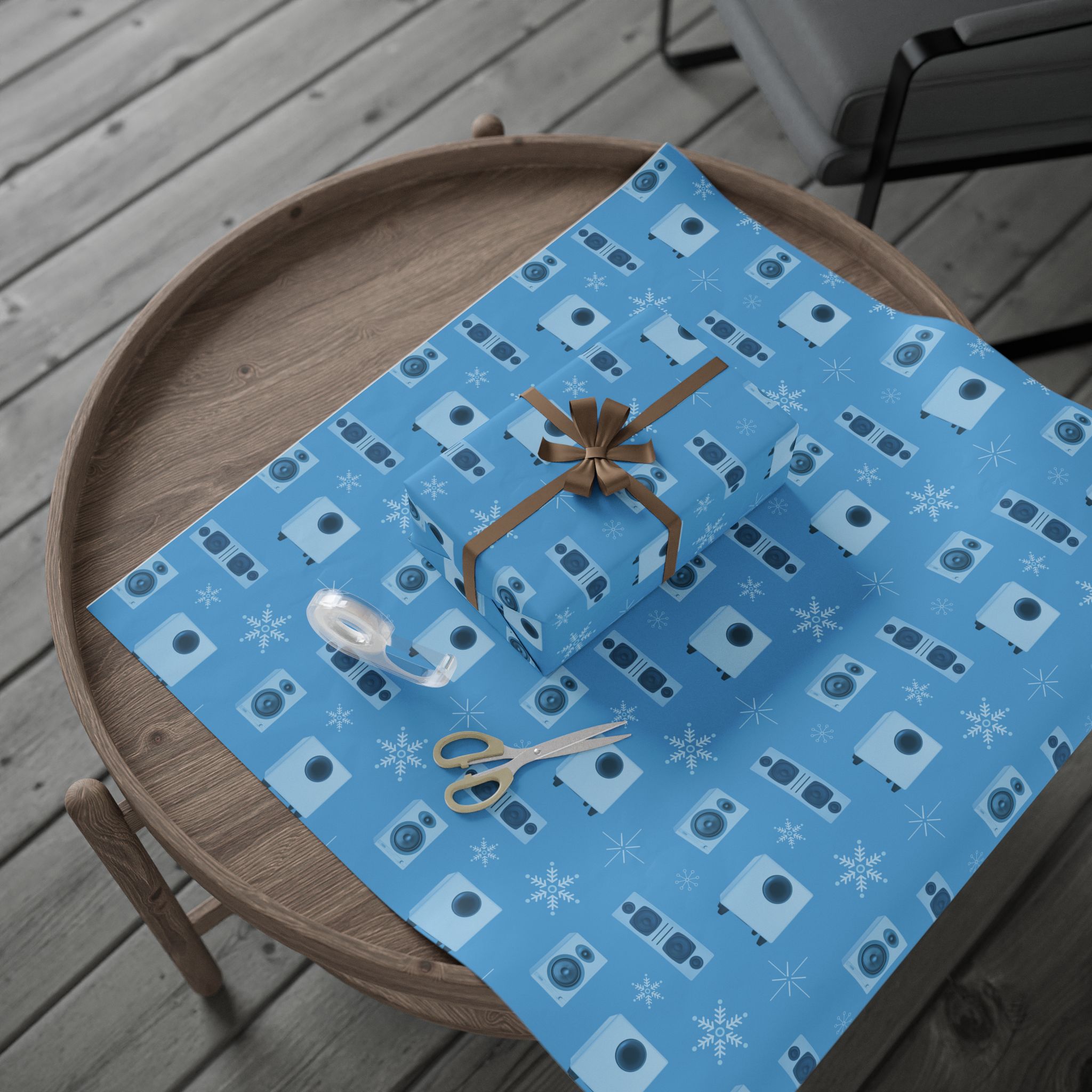 Holiday Wrapping Papers - Light Blue - Image 8