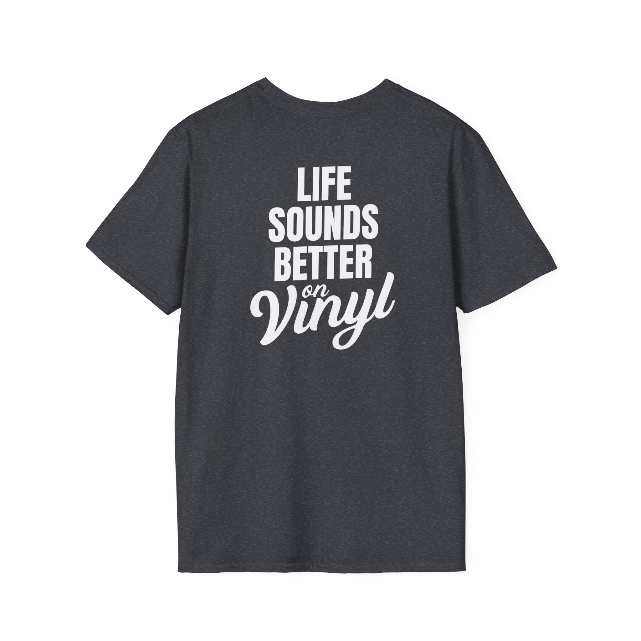 Vinyl Music Lover T-Shirt - Life Sounds Better on Vinyl - Image 48