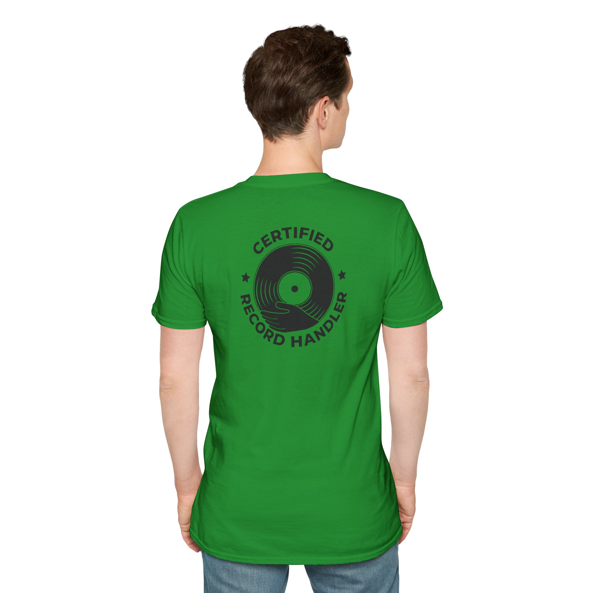 Certified Record Handler T-Shirt — Retro Vinyl DJ Tee - Image 48