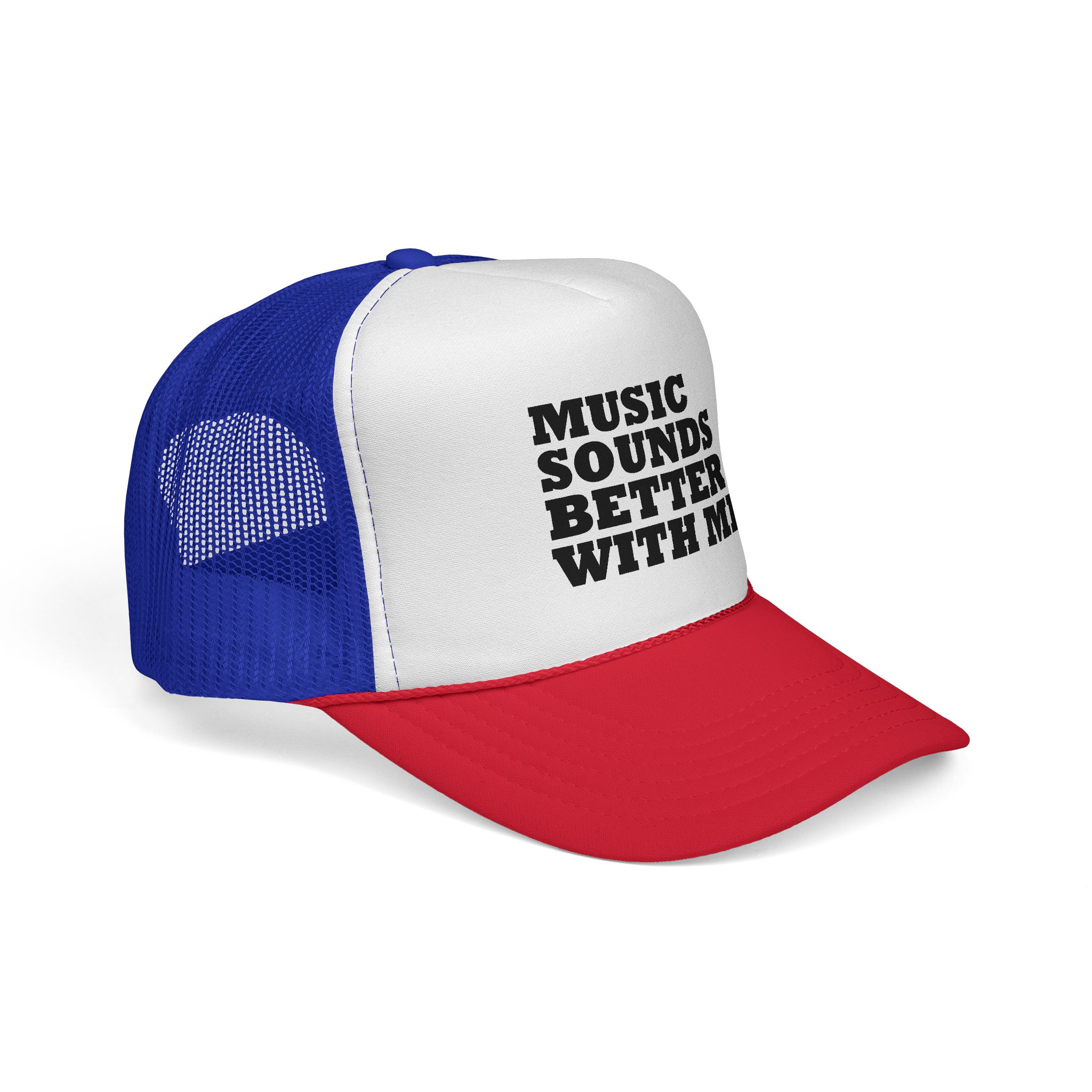 Music Vibe Trucker Cap - "Music Sounds Better With Me" - Image 39