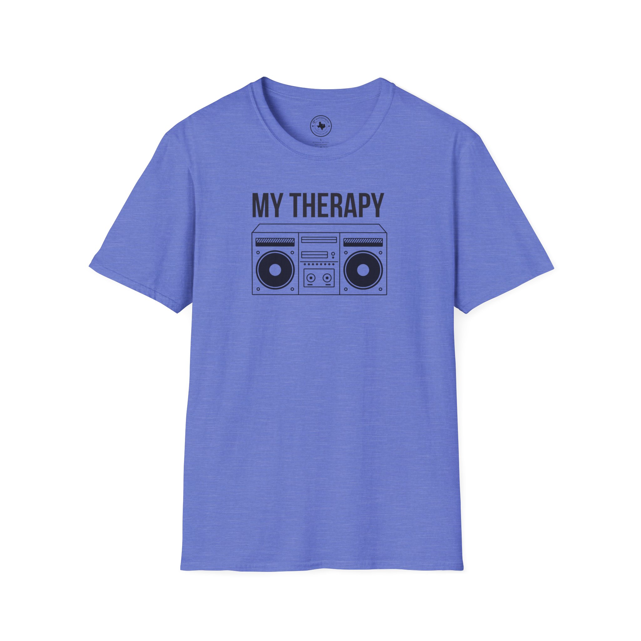 T‑Shirt — "My Therapy" Boombox Graphic Tee - Image 2