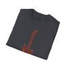 Electric Guitar Graphic T-Shirt — Red Psychedelic Music Tee - Thumbnail Image 112