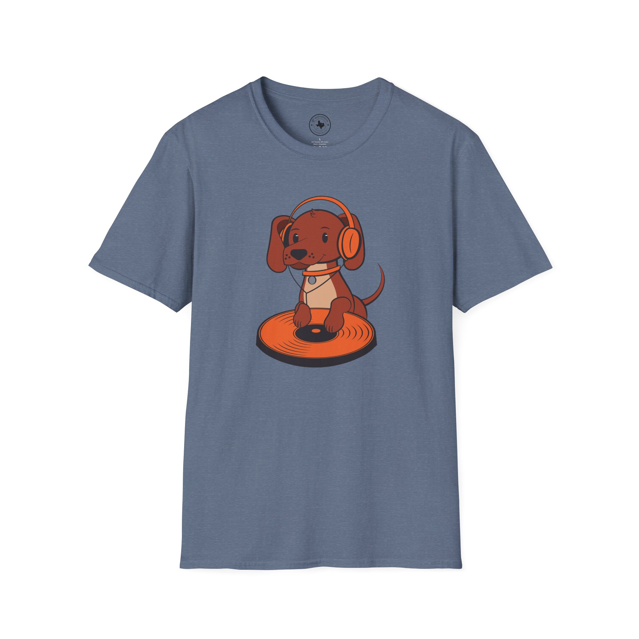 DJ Dachshund Tee — Cute Dog with Headphones Graphic T-Shirt - Image 91