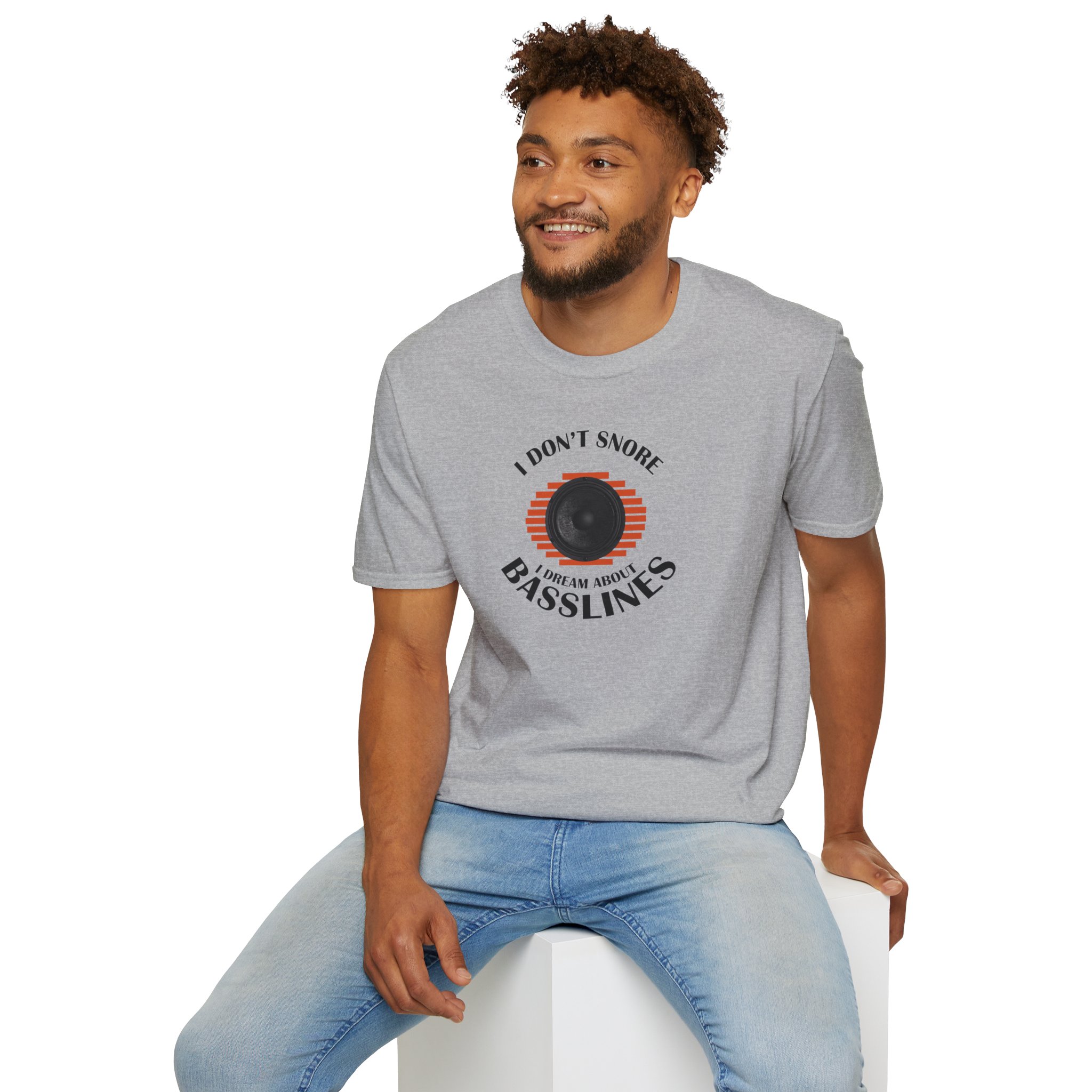Basslines T-Shirt — “I Don't Snore, I Dream About Basslines” Music Lover Tee - Image 49