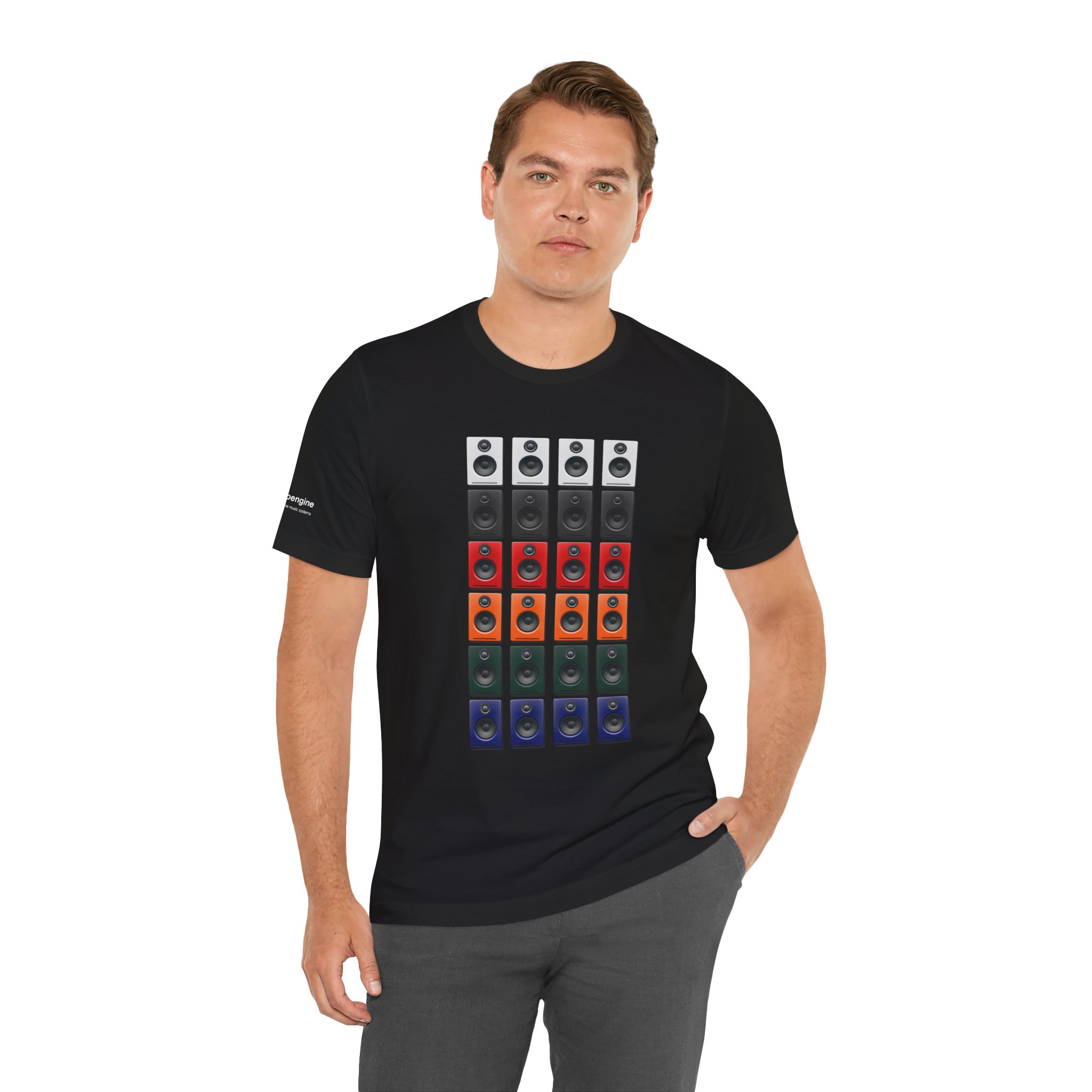 Retro Speaker Design Unisex Tee - Perfect for Music Lovers, Festival Wear, Casual Style, Gift for Him/Her, Everyday Comfort - Image 8