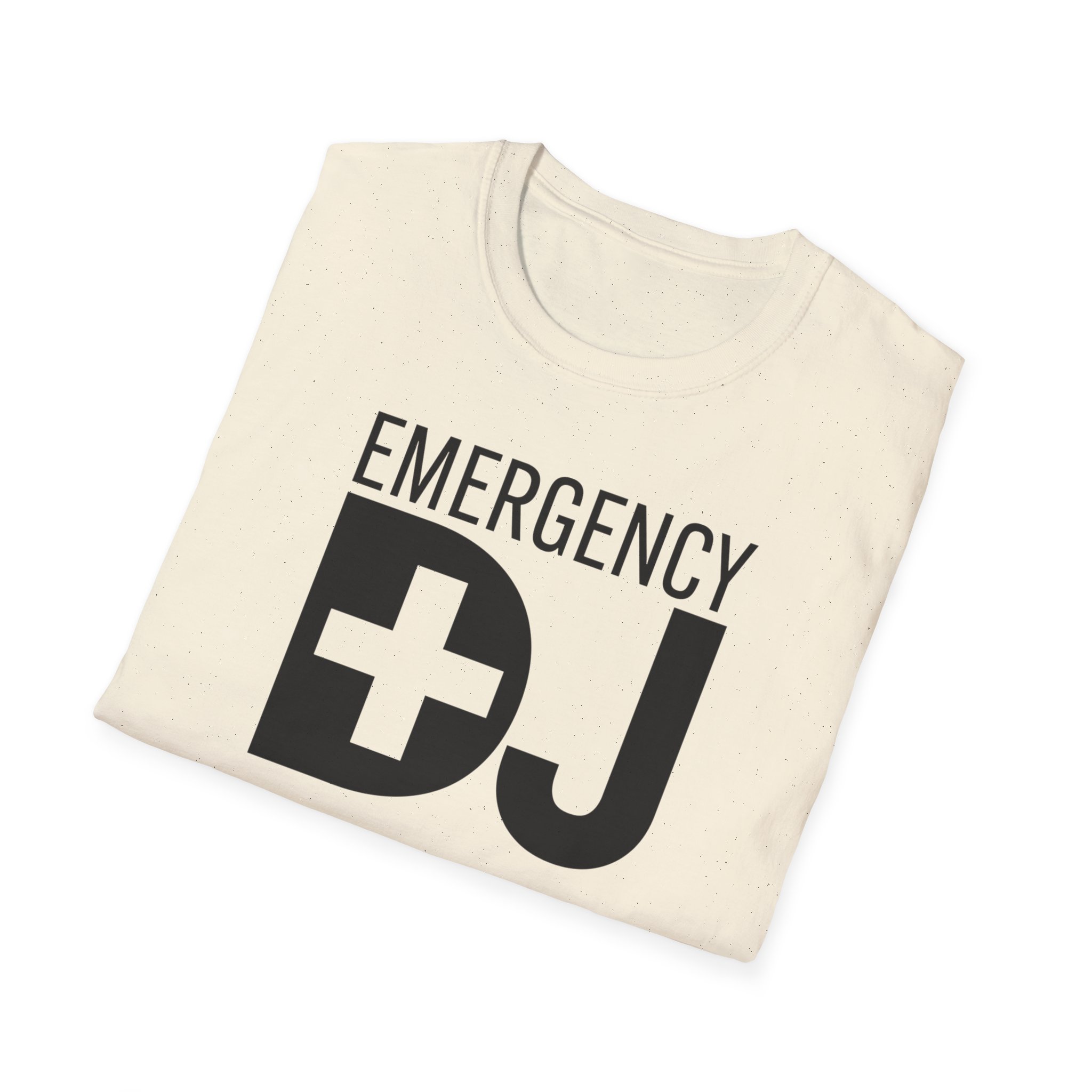 Emergency DJ Unisex Softstyle T-Shirt - Perfect for Music Lovers and Events - Image 20