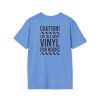 Vinyl Lover T-Shirt — "Caution! Can Talk About Vinyl For Hours" Graphic Tee - Thumbnail Image 86