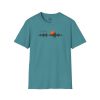 Sunset Soundwave T-Shirt — Minimal Nature Waveform Tee - Thumbnail Image 89