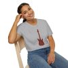 Electric Guitar Graphic T‑Shirt — Red Pattern Rock Music Tee - Thumbnail Image 58