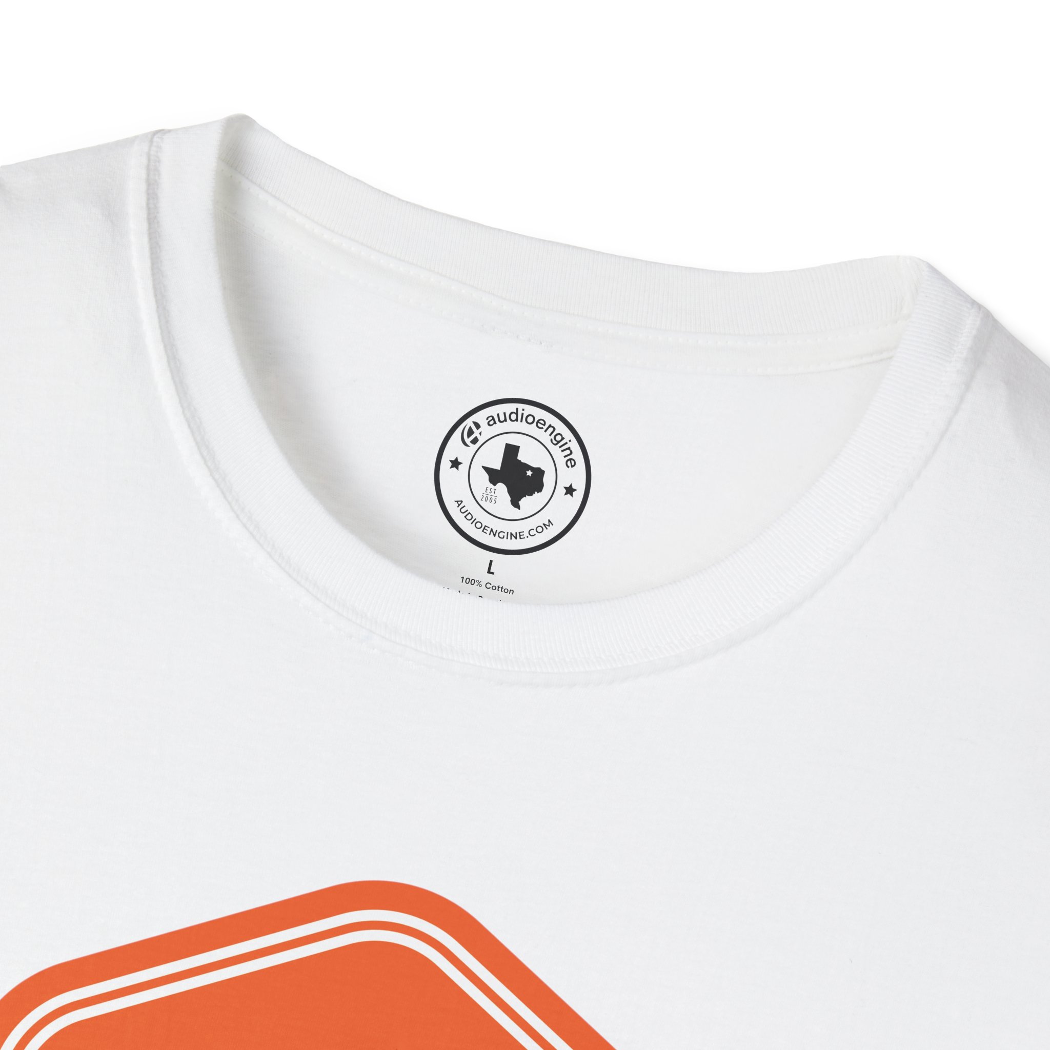 Orange Bass Guitar Badge T-Shirt — Retro Musician Tee for Bass Players - Image 12